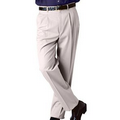 Signature Men's Business Casual Pleated Front Chino Pants